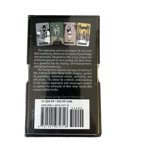 Change Tarot  A 78-Card Deck & Guidebook Psychological & Spiritual Exploration - Picture 4 of 7
